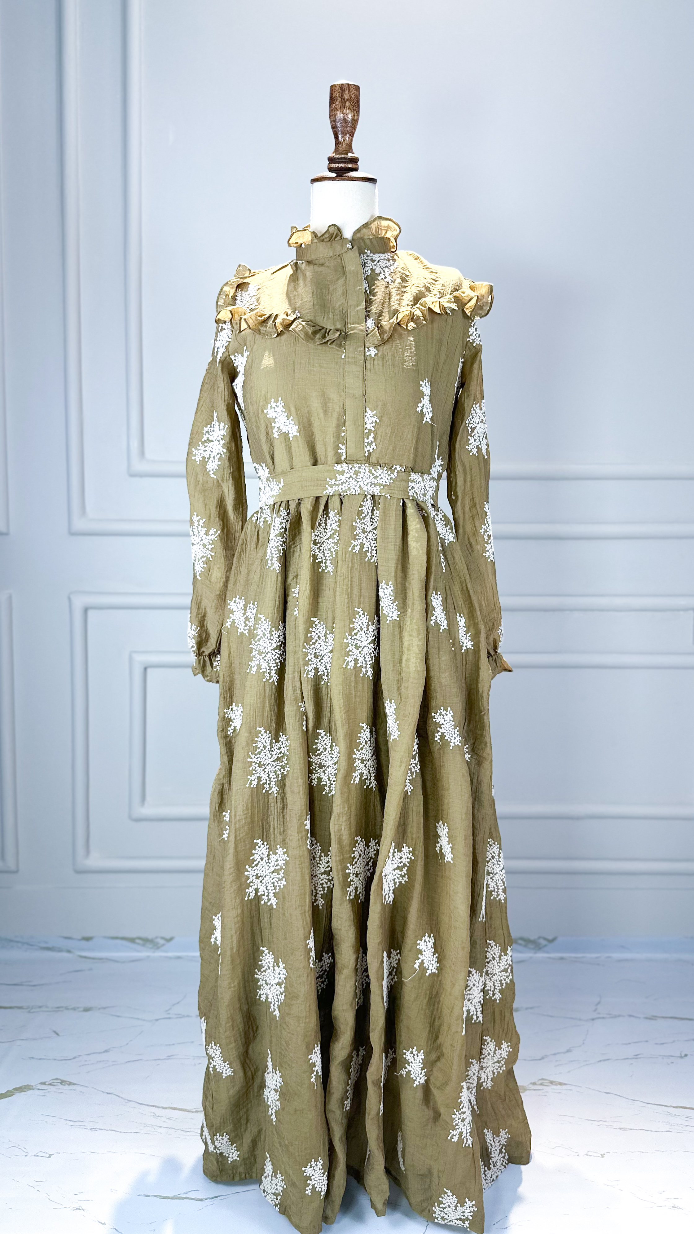 Stylish embroidered maxi dress